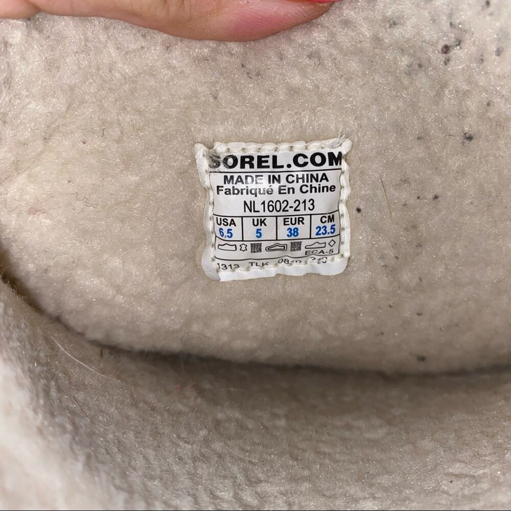 Sorel Plaid Blue Green Winter Rain Boots - Picture 6 of 6
